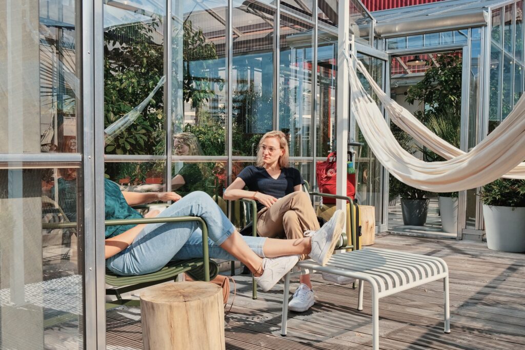 Zoku Copenhagen Rooftop Greenhouse Terrace