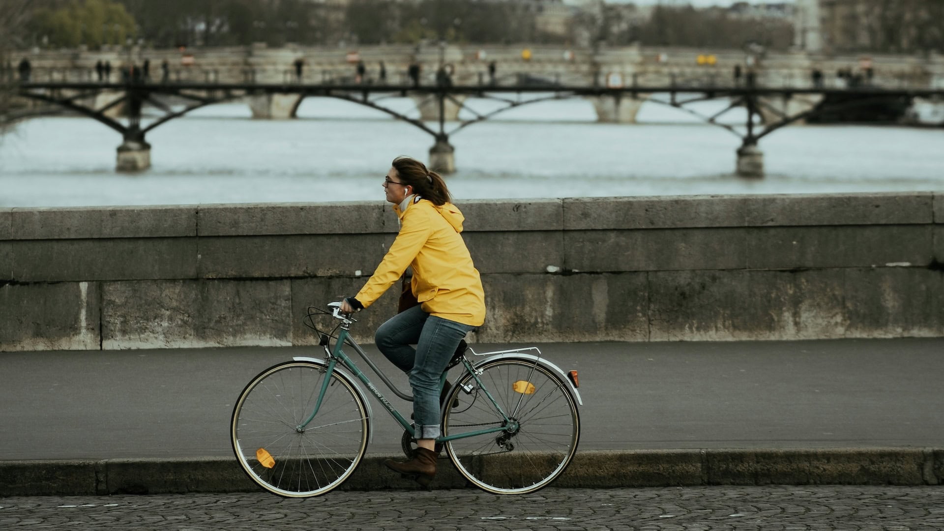 Cyclist in Paris